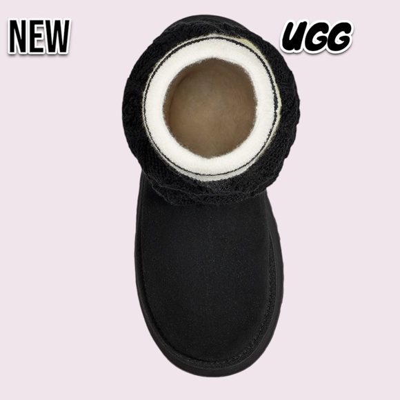 New In Box NWT UGG Sweater Letter Tall Boot (Women) - Picture 3 of 7